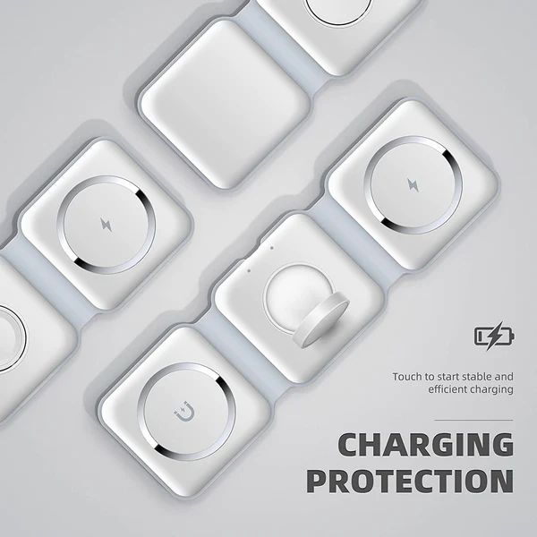 3-in-1 Wireless Charging Pad – iPhone, Watch & AirPods