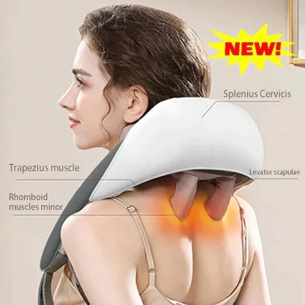 3D Head & Shoulder Kneading Massager – Deep Tissue Relief | UAE