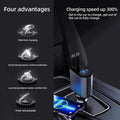 4-in-1 Retractable Charging Cable – USB-C & Lightning