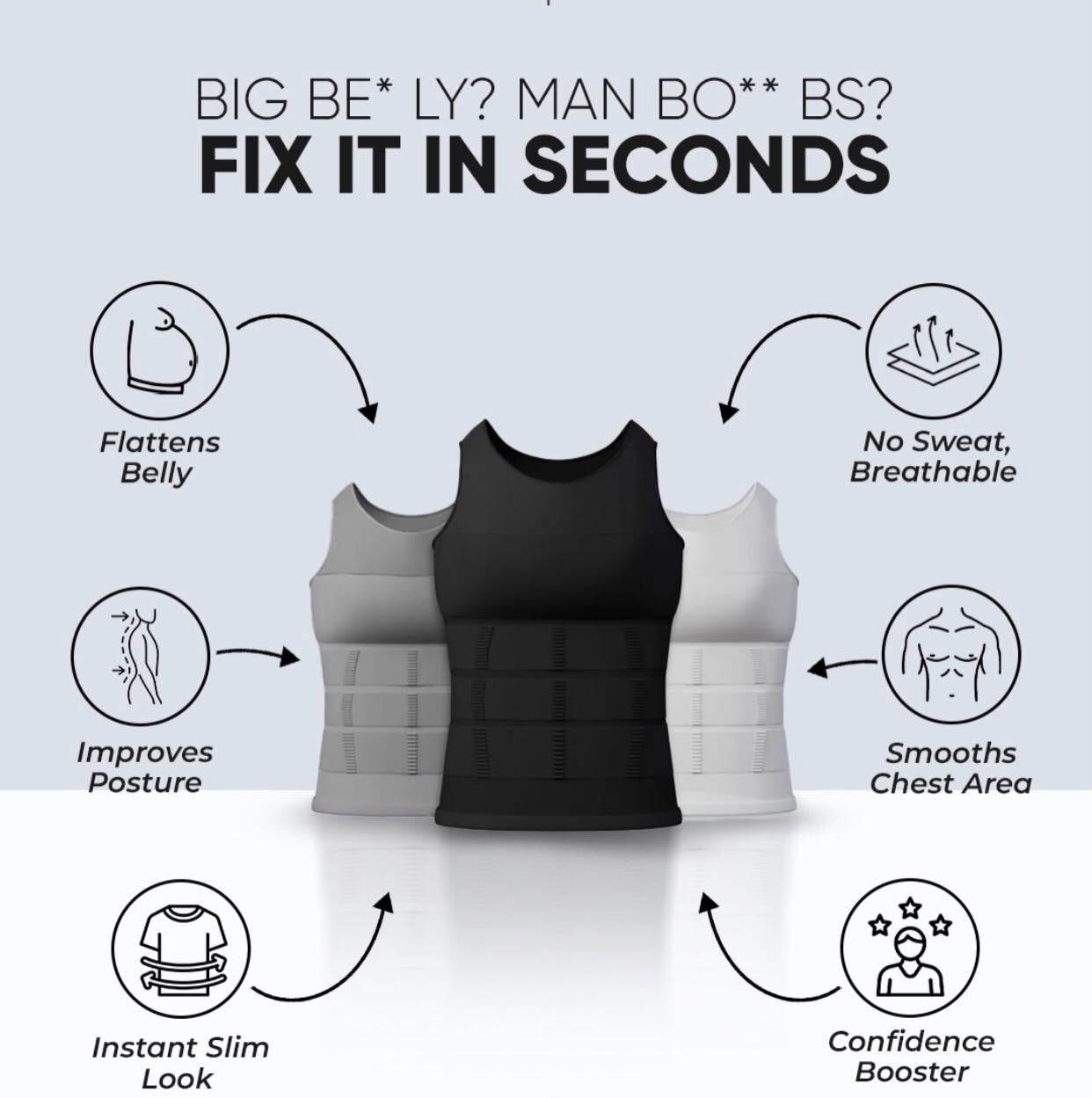Slimming Body Shaper Undershirt