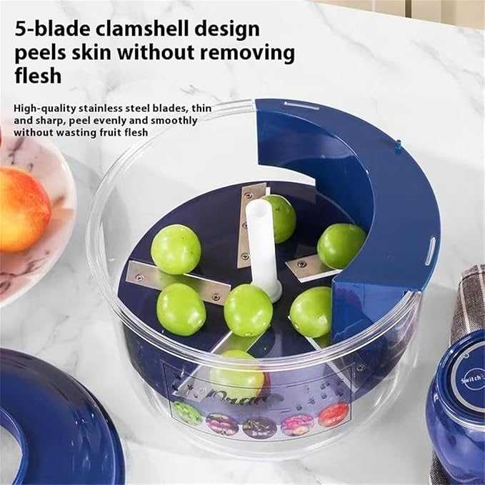 Automatic Fruit Peeler Machine – Electric Apple & Potato Peeler | UAE Kitchen